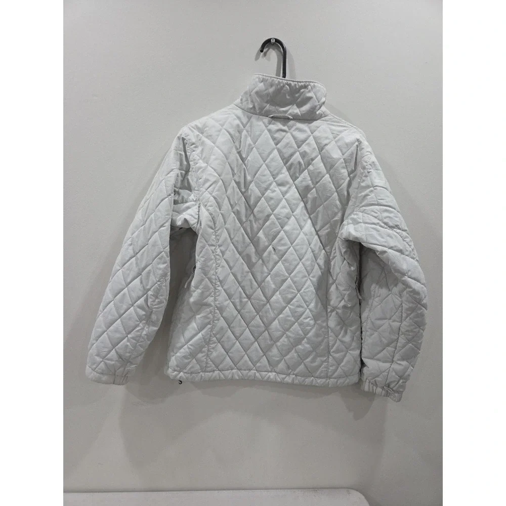 COLUMBIA JACKET‎ VERTEX OFF WHITE WITH BLACK COLLAR SIZE MEDIUM